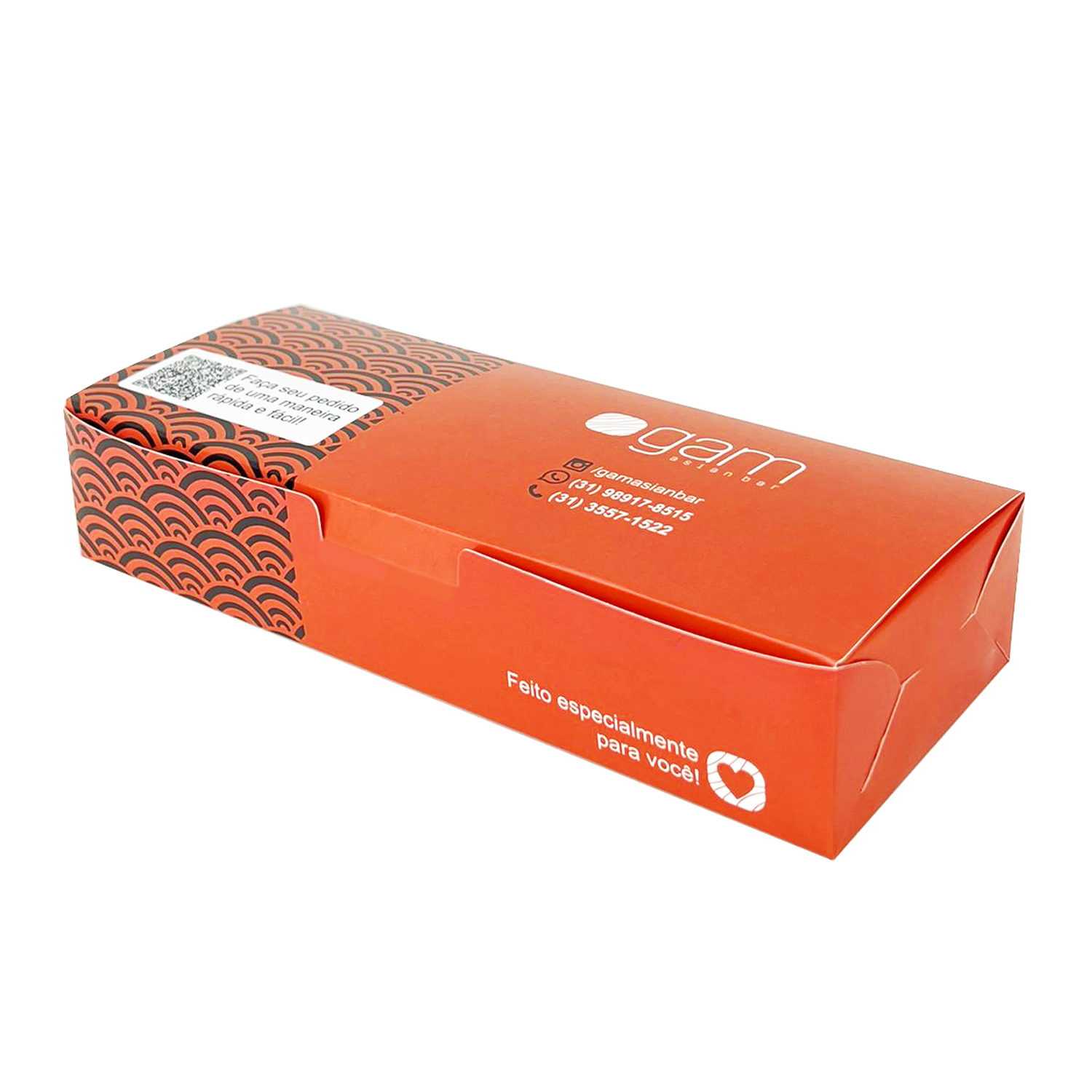 Embalagem Para Combinados c/ Laminação Interna (20 x 8 x 4 cm) Personalizada