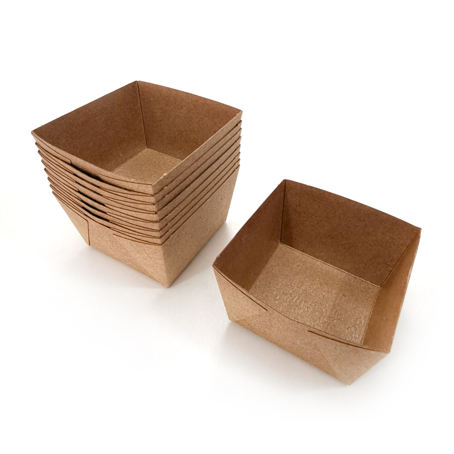 Bandeja Multiuso Kraft 130ml (6,7 x 5,5 x 4 cm) - 450 Unidades