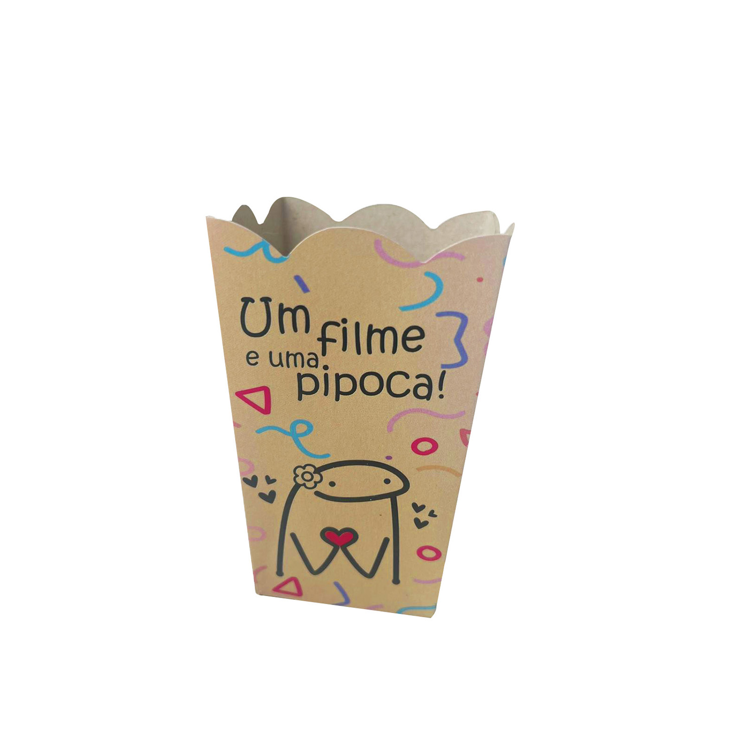 Caixinha de Pipoca Baby Flork (5,5 x 5,5 x 12 cm) - 100 unidades