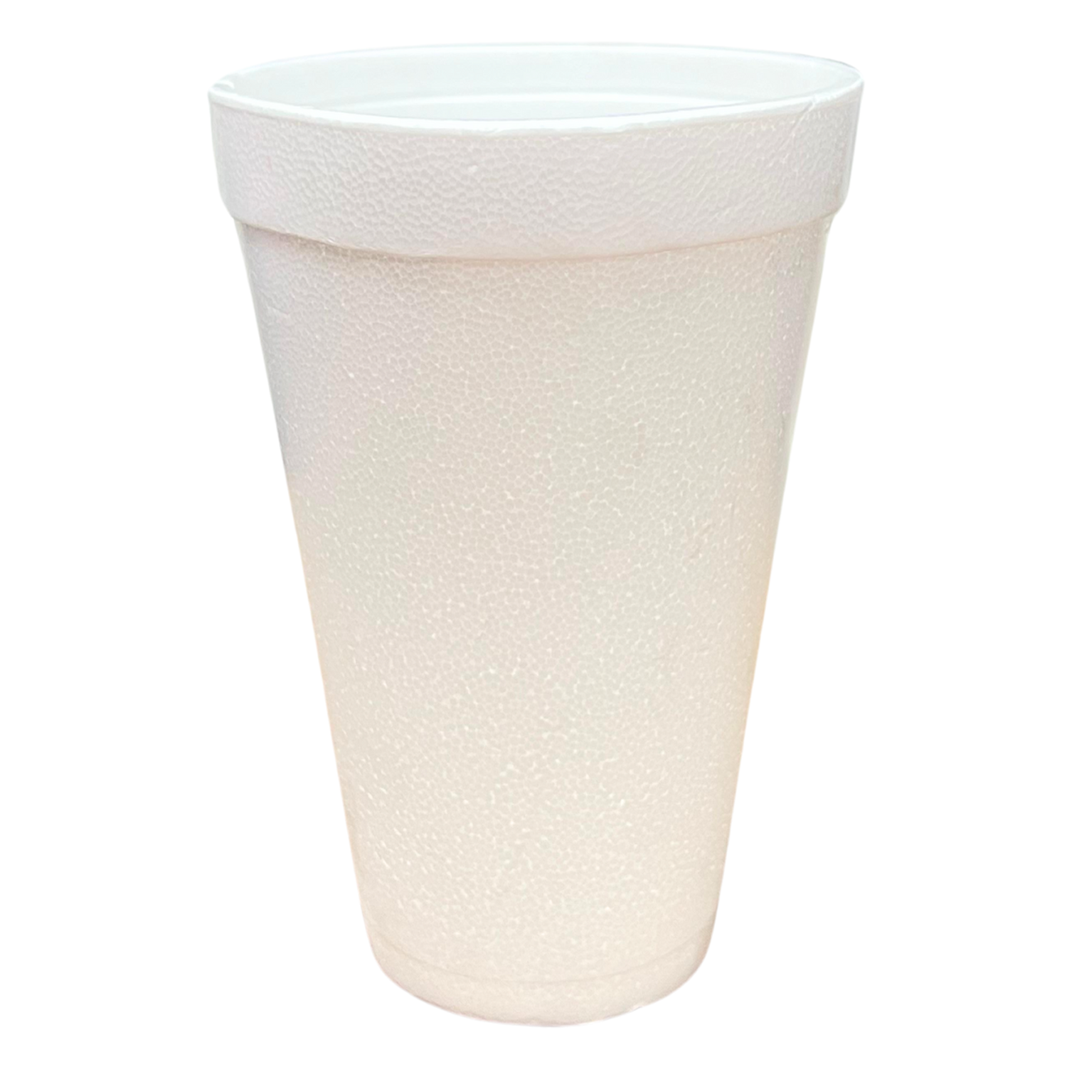 Copo Térmico Isopor EPS Branco 16oz (473ml) - 100 Unidades