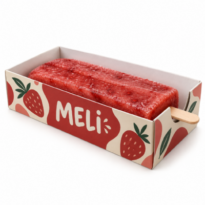 Embalagem para sorvete Picolé e Paleta (12 x 6 x 3 cm) Personalizada
