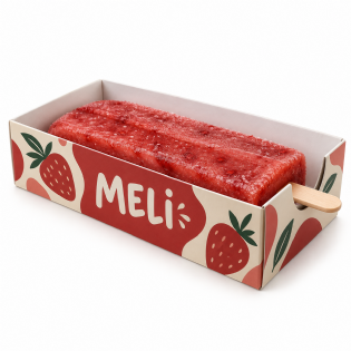 Embalagem para sorvete Picolé e Paleta (12 x 6 x 3 cm) Personalizada