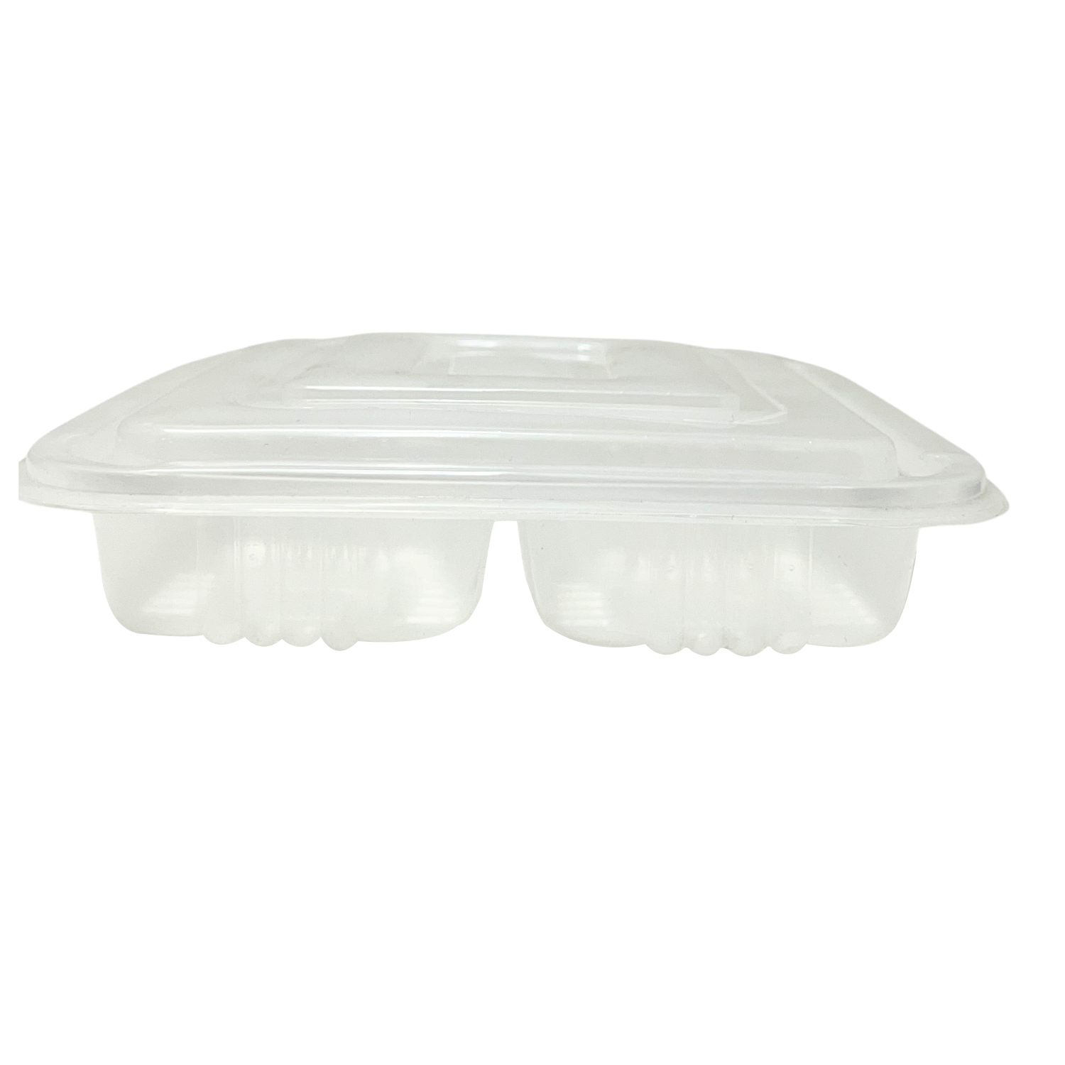 Embalagem Marmita Plastico freezer microondas c/ 3 divisórias e tampa (810ml) G323 - 100 unidades
