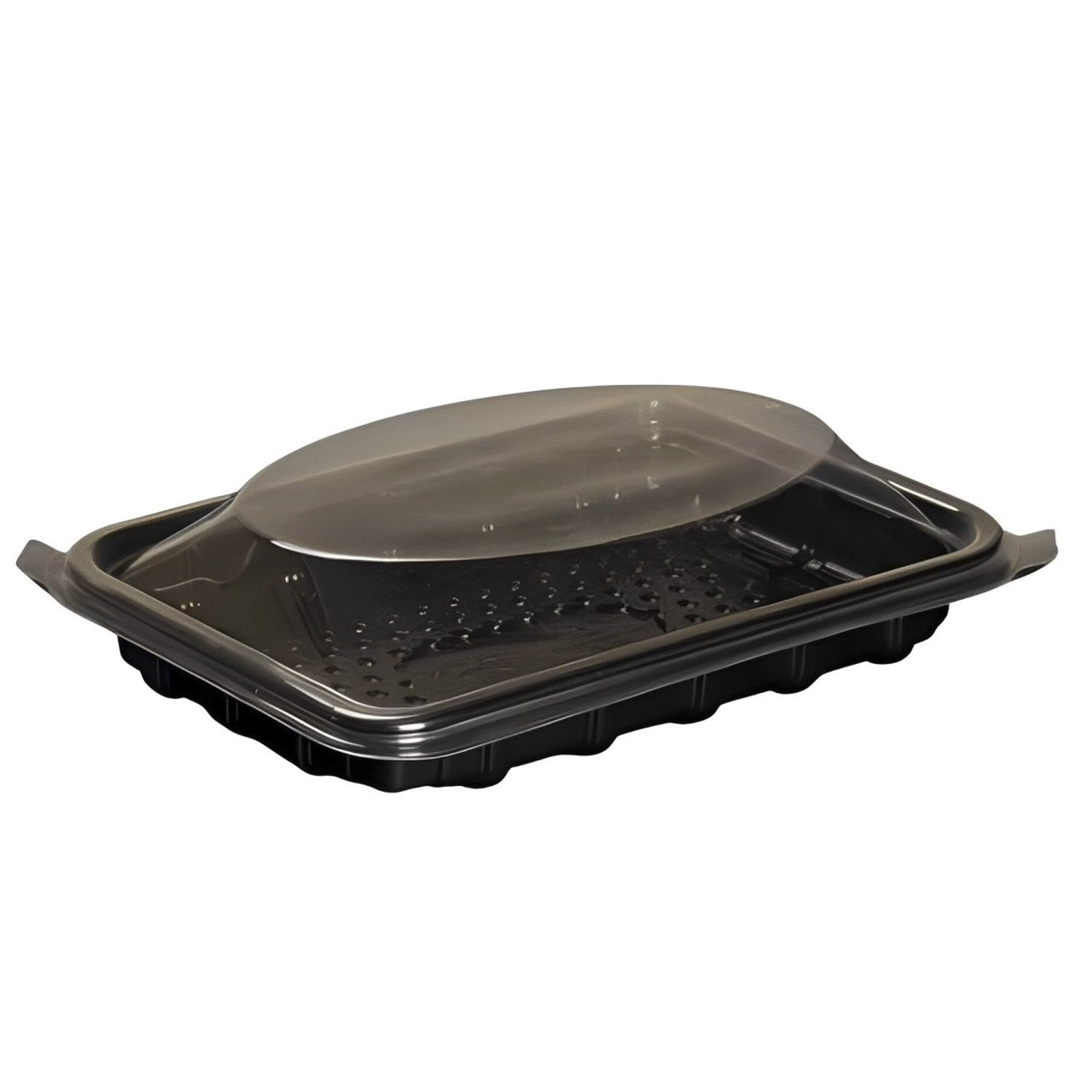 Bandeja Multiuso c/ Tampa (1000 ml) Preta G335 - 100 unidades