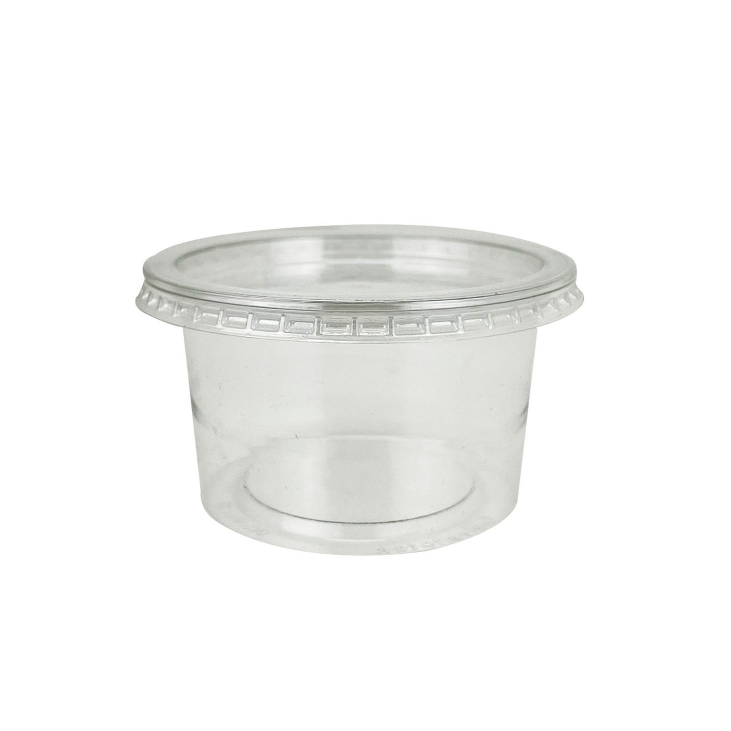 Pote de Plástico Pet c/ tampa (250ml) G710  - 25 Unidades