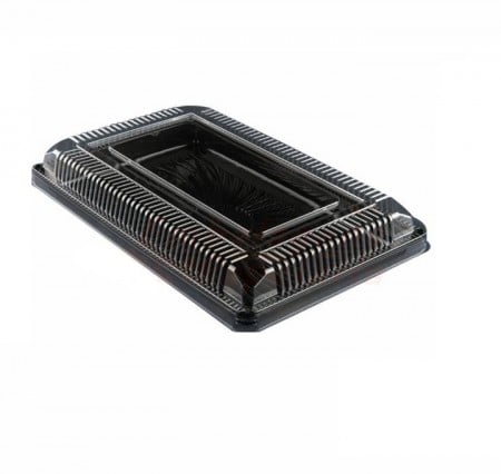 Bandeja Retangular plastico G72M - 100 unidades