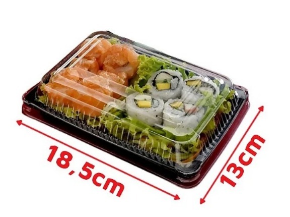 Embalagem oriental Preta GO912 - 100 unidades