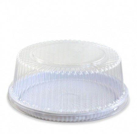 Embalagem Bolo redonda M32 Alta (18 x 8,5 cm) Branco - 100 unidades