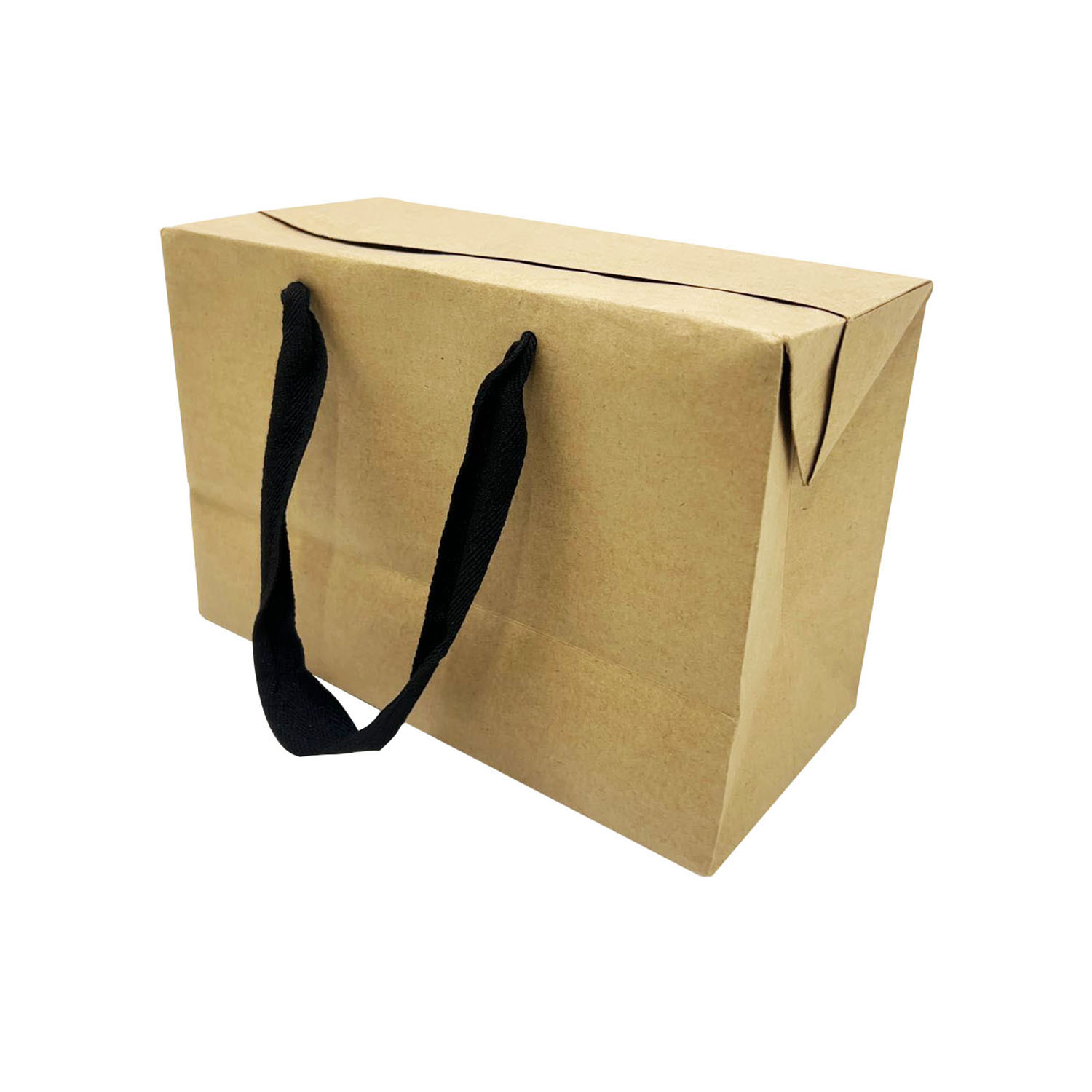 Caixa Sacola Kraft M (25 x 12 x 18,5 cm) - 50 unidades