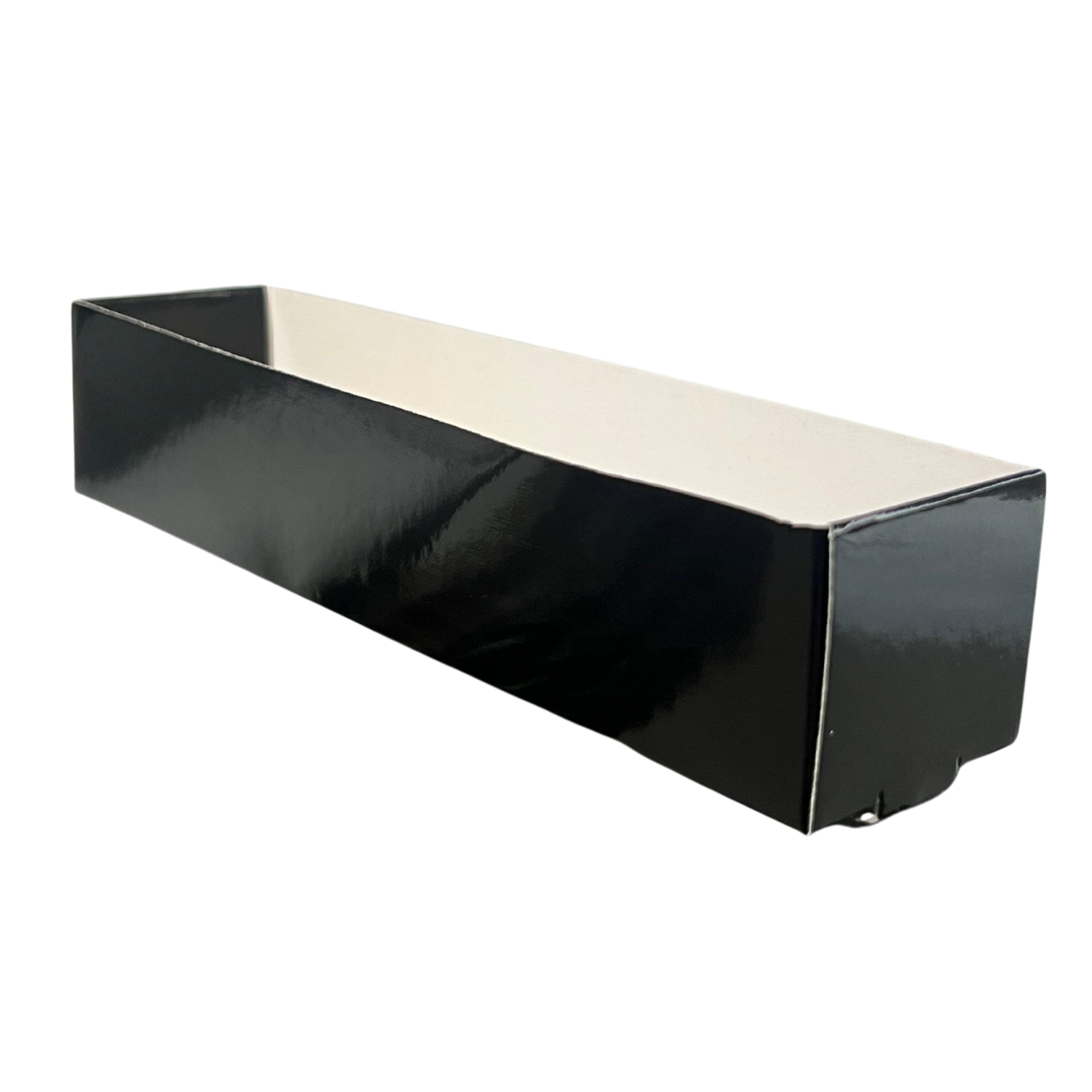 Embalagem Bolachinhas (16,5 x 4 x 3,5 cm ) Preta - 100 unidades