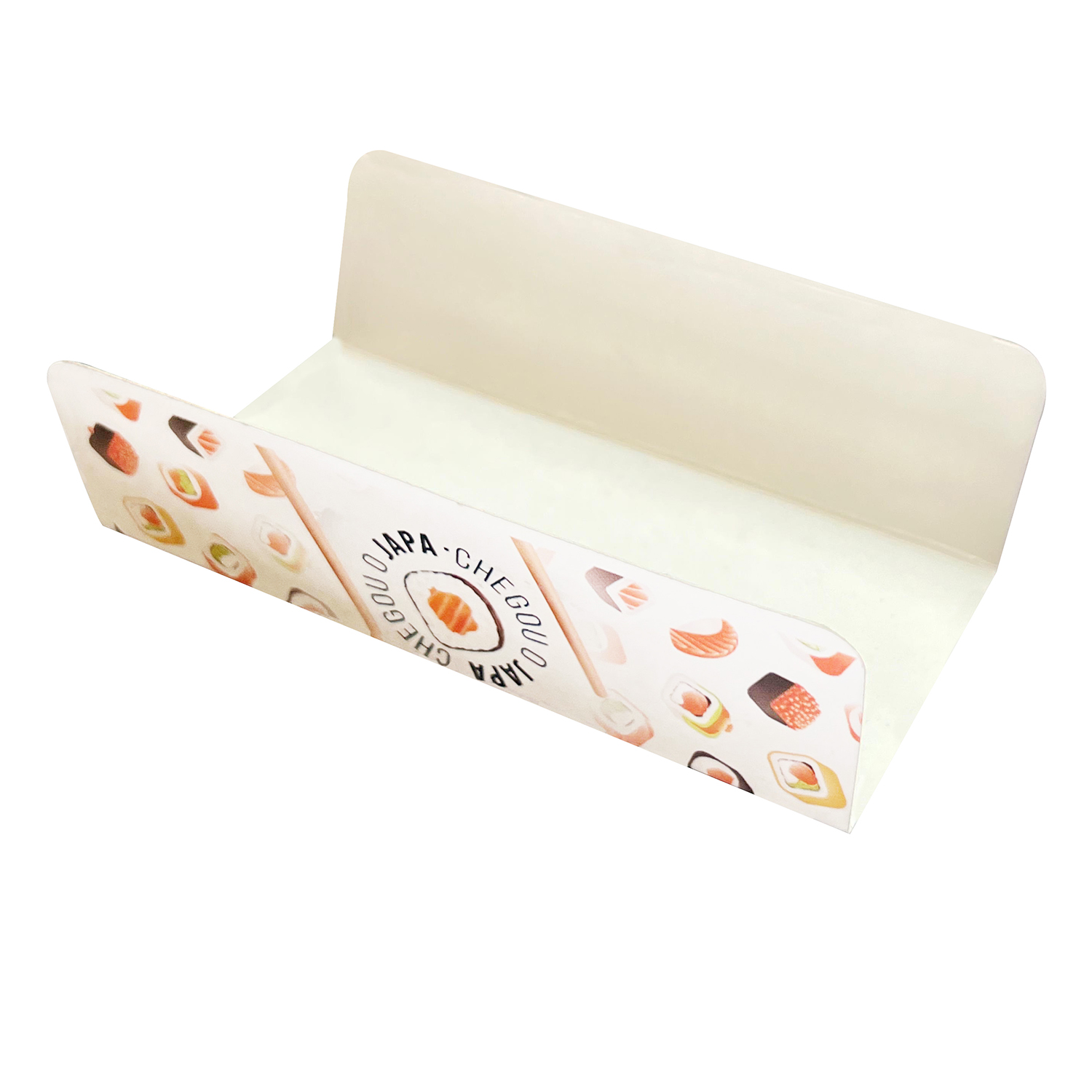 Base para temaki, bolo fatia, crepe (10 x 5 x 3 cm) - 100 unidades
