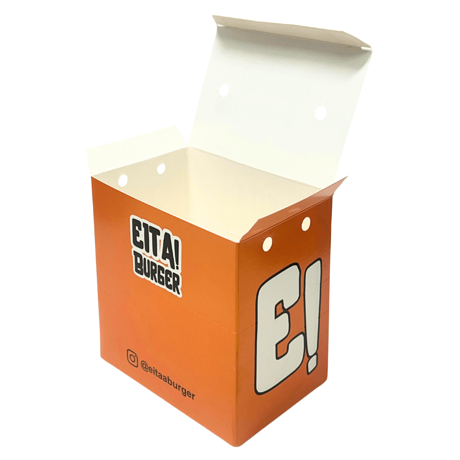 Caixa P/ Hambúrguer C/ Picote (11,5 X 7,5 X 11,5 cm) Personalizada