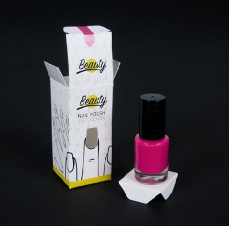 Embalagem para Esmalte (2,6 x 2,6 x 6 cm) Personalizada