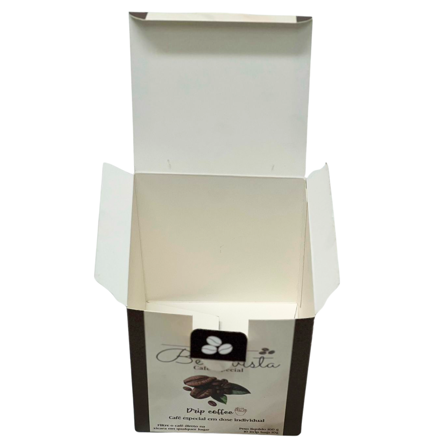 Embalagem Para Cafe (10 x 10 x 12 cm ) Personalizada