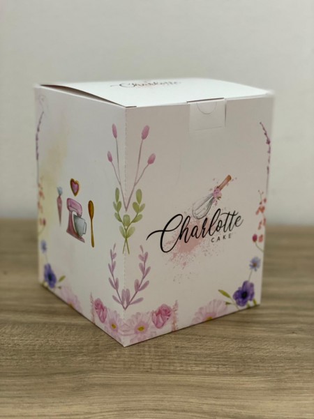 Embalagem para Bolos (17 x 17 x 20 cm) Personalizada