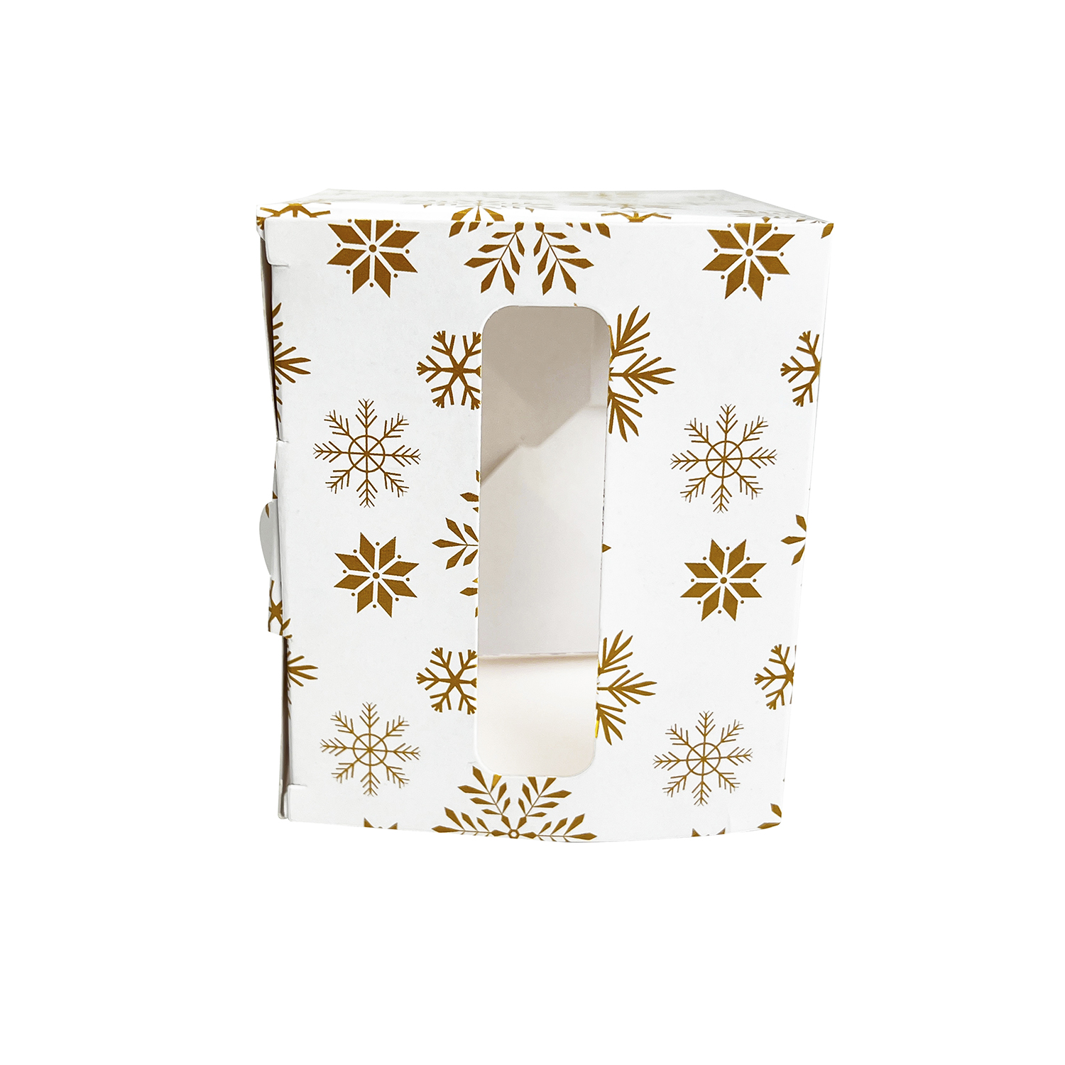 Embalagem Caixa p/ Caneca Flocos de Ouro (10,5 x 9 x 8,5 cm) - 50 unidades