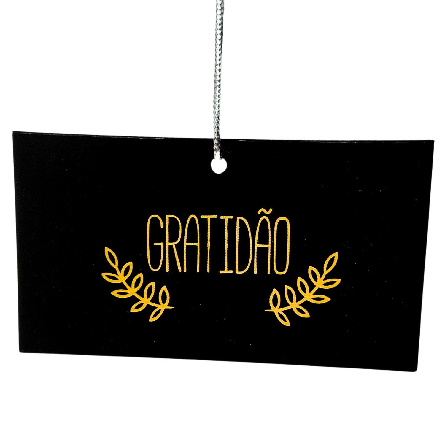 Tag Gratidão Preto - 100 unidades