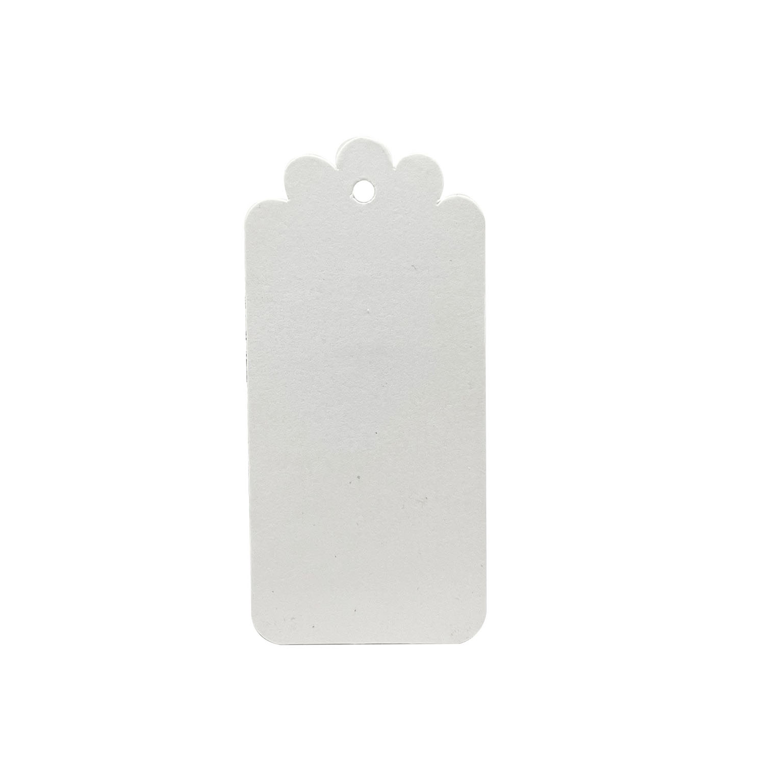 Tag (4,5 x 9,5 cm) retangular - 100 unidades