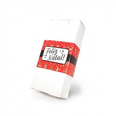 Cinta Para Chocolate Barra (24 x 6 cm) 100 unidades Natal