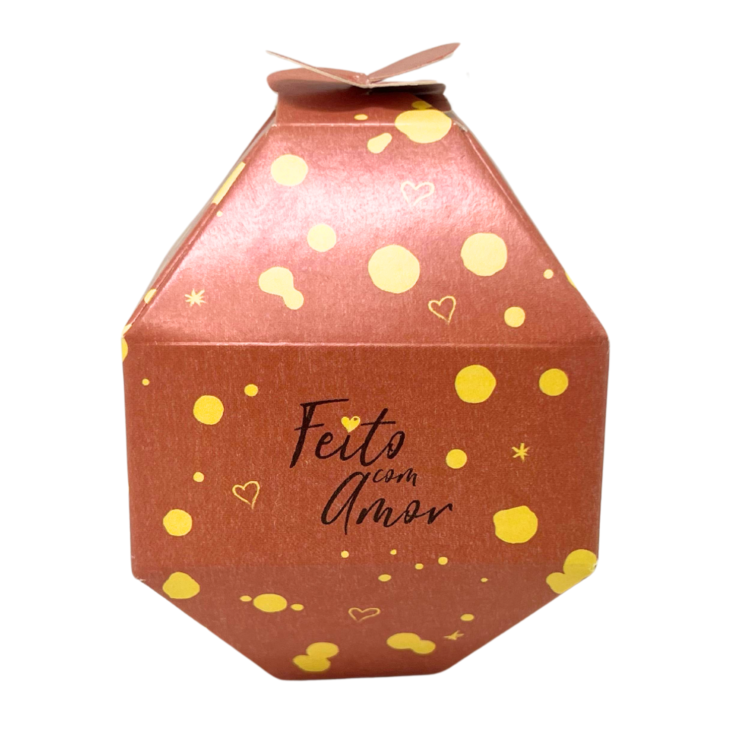 Embalagem Ovinhos Chocolate 50g Cafuné (6 x 6 x 7,6 cm) - 100 Unidades