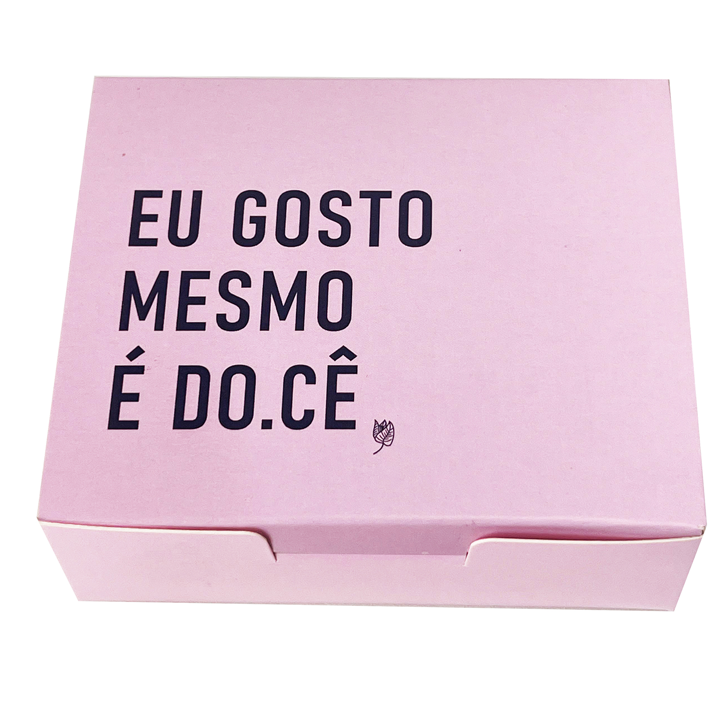 Embalagem Bolo fatia Slice Cake retangular (12 x 10 x 4 cm) Personalizada