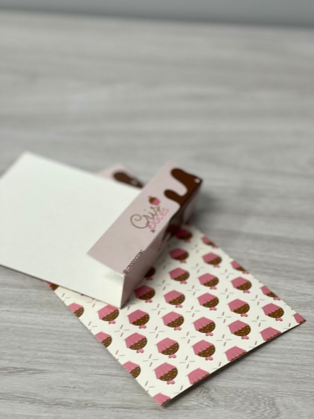Embalagem Base Papel Cartão (10 x 2,5 x 13 cm) Personalizada