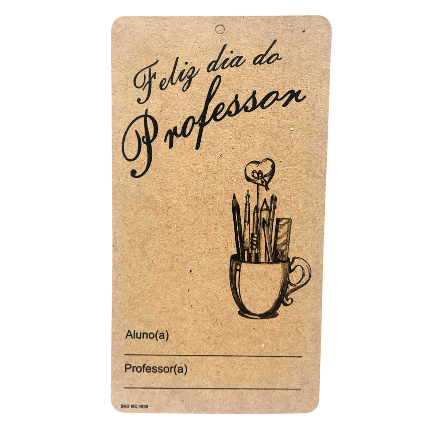 Tag Dia dos Professores (13 x 7 cm) 100 unidades