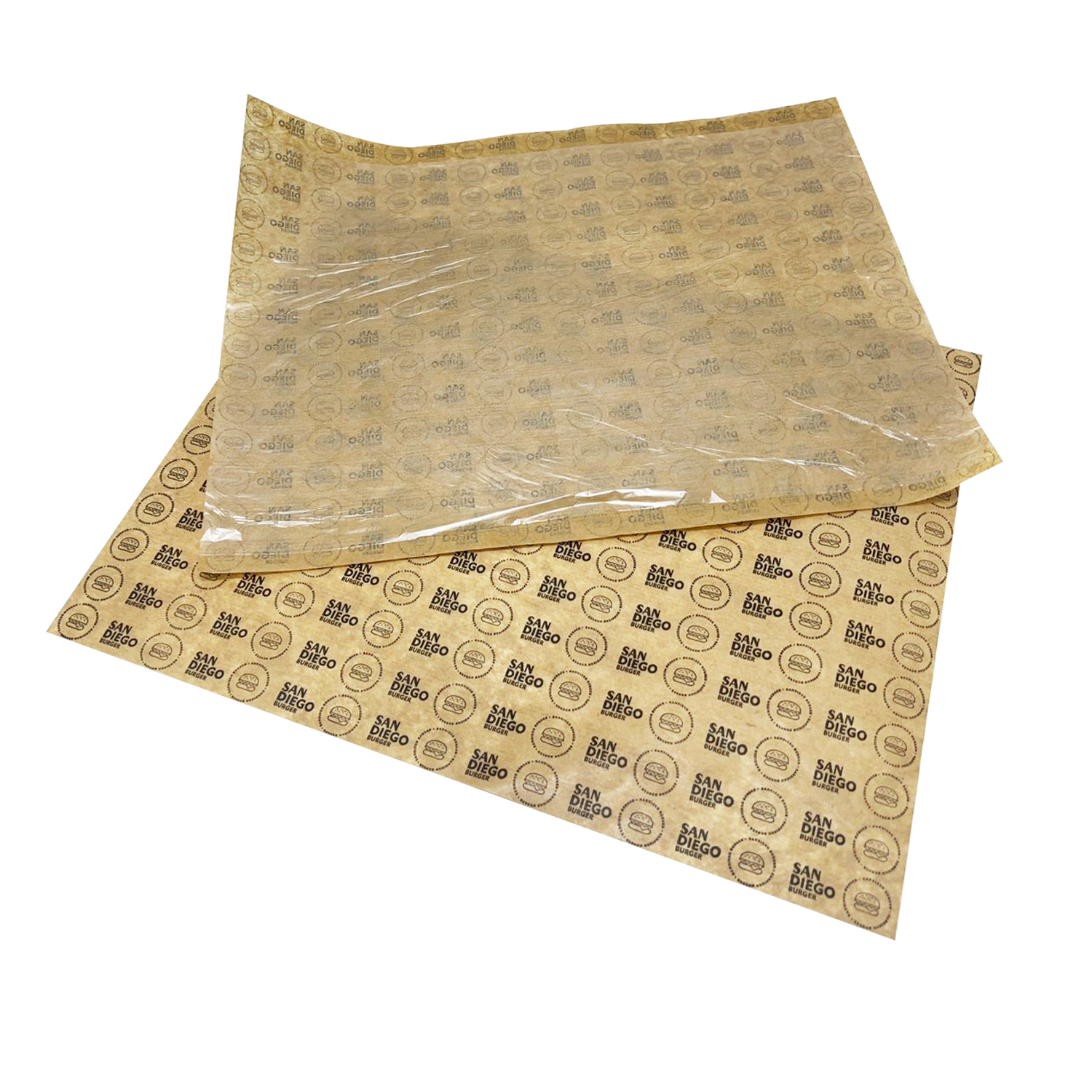 Papel Acoplado 35 gr P/ Alimentos (30 x 38cm) Personalizado - 10 mil folhas
