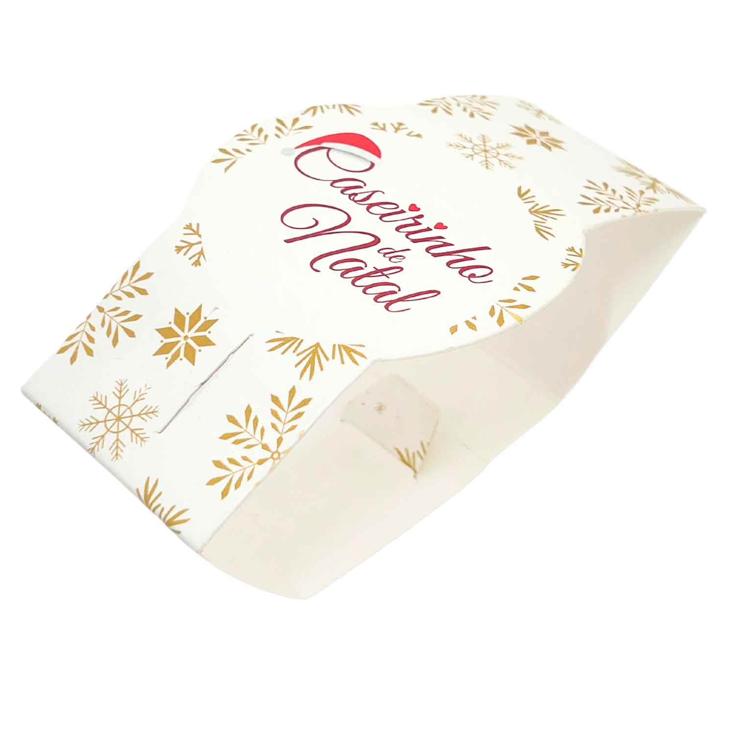 Cinta para o Bolo Forneável 80 g caseirinhos  Feliz Natal - 100 unidades