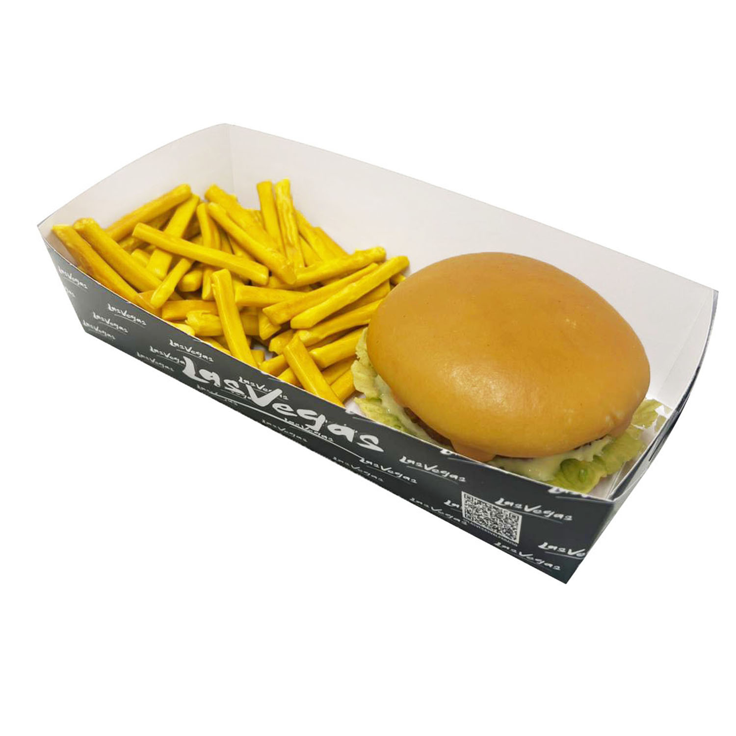 Bandeja Forneavel Plastificada c/ Porta molho, Divisória (20 x 9 x 5 cm) Sem Tampa Personalizada