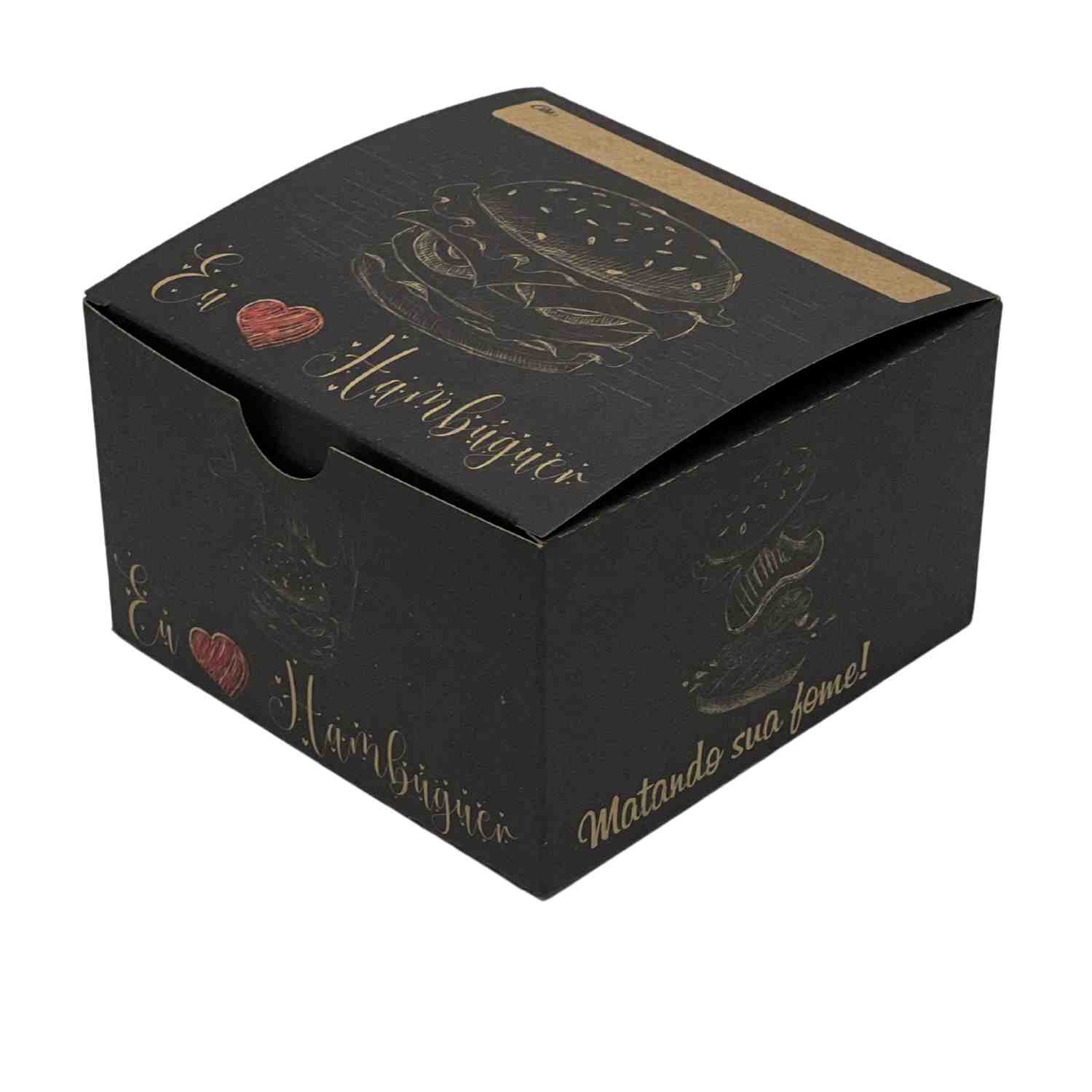 Embalagem Lanche Gourmet - 50 Unidades