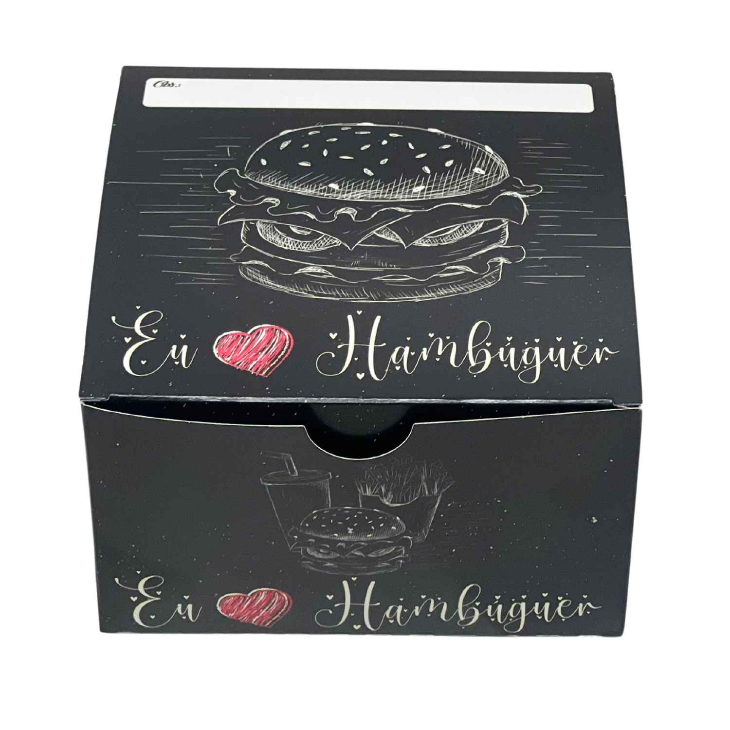 Embalagem Lanche Gourmet - 50 Unidades