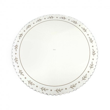 Prato Reforçado para Bolo e Torta 32 cm - 20 unidades
