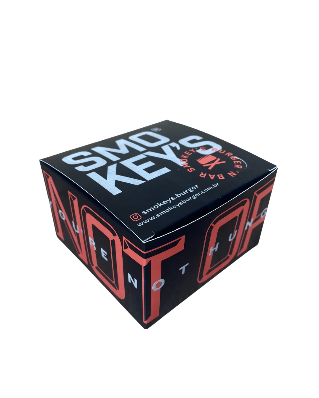 Embalagem Lanche Gourmet (12,4 x 12 x 7,6 cm) Personalizada