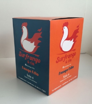 Embalagem Balde Delivery Pequeno Personalizada