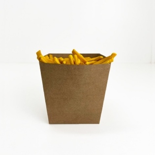 Balde aberto para Frango, frituras Pequeno 600 gr - 100 unidades