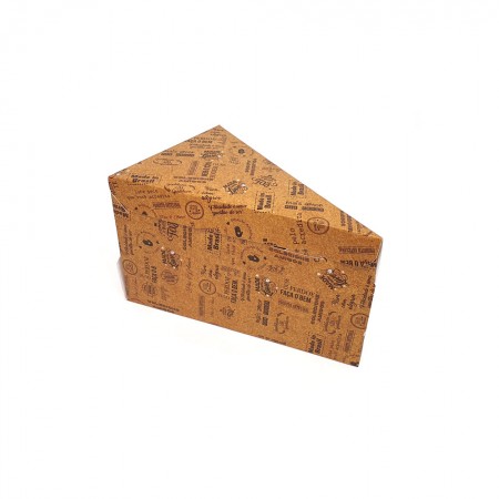 Embalagem p/ Bolo Fatia (17 x 10 x 10 cm) Frases - 100 Unidades