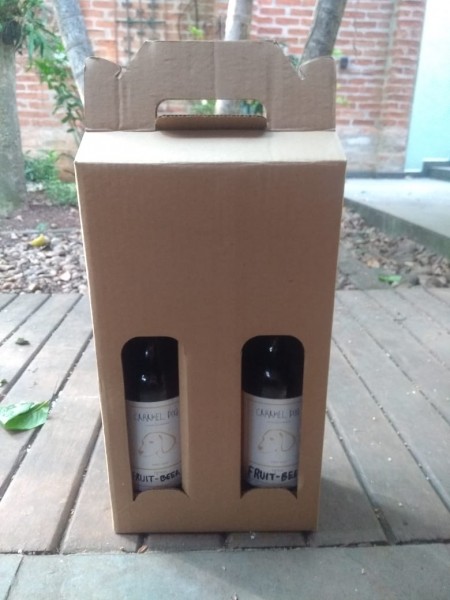 Caixa para 2 Garrafas, Vinhos, Bebidas - 30 unidades