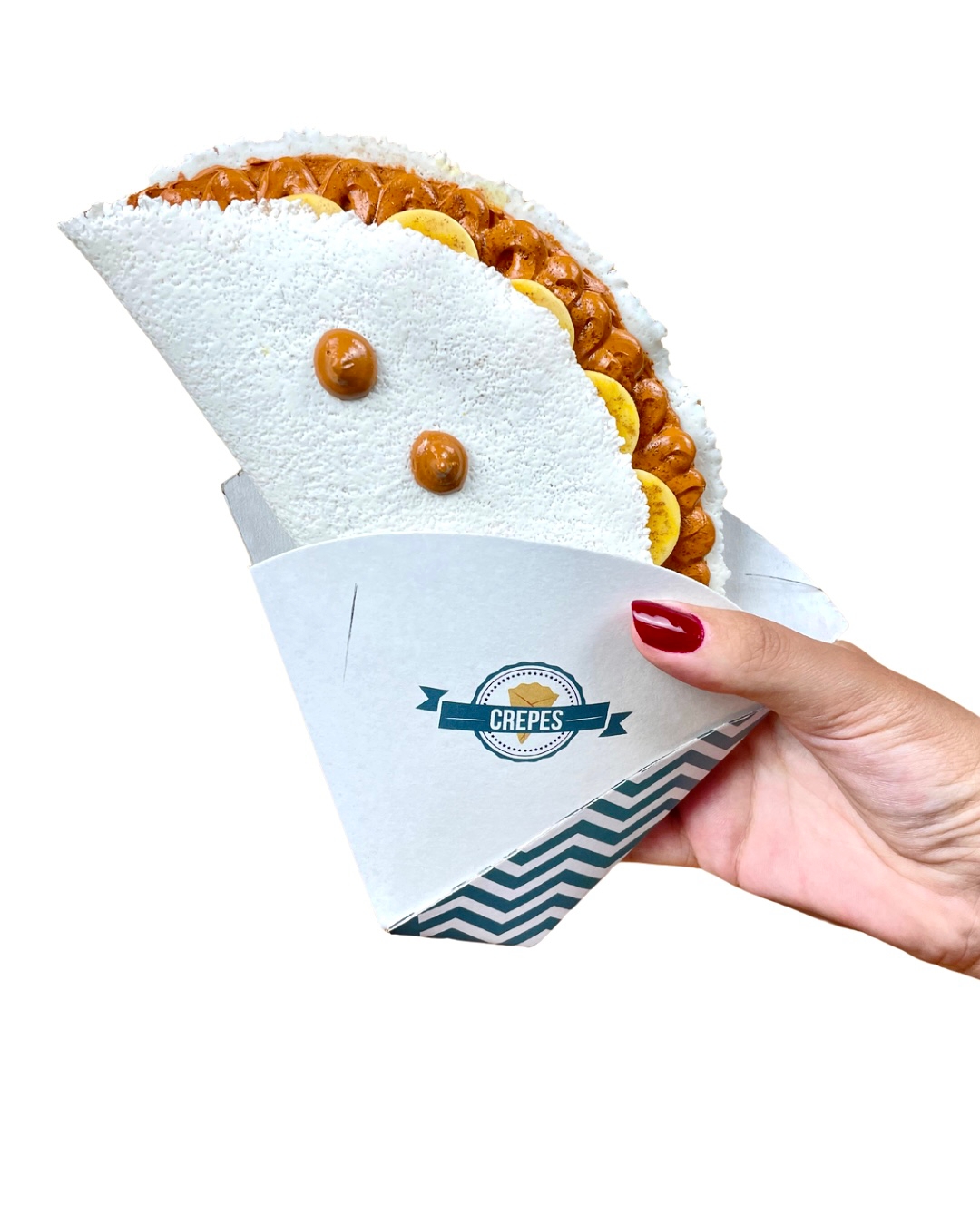 Embalagem envelope anti-vazamento para crepe - 100 unidades