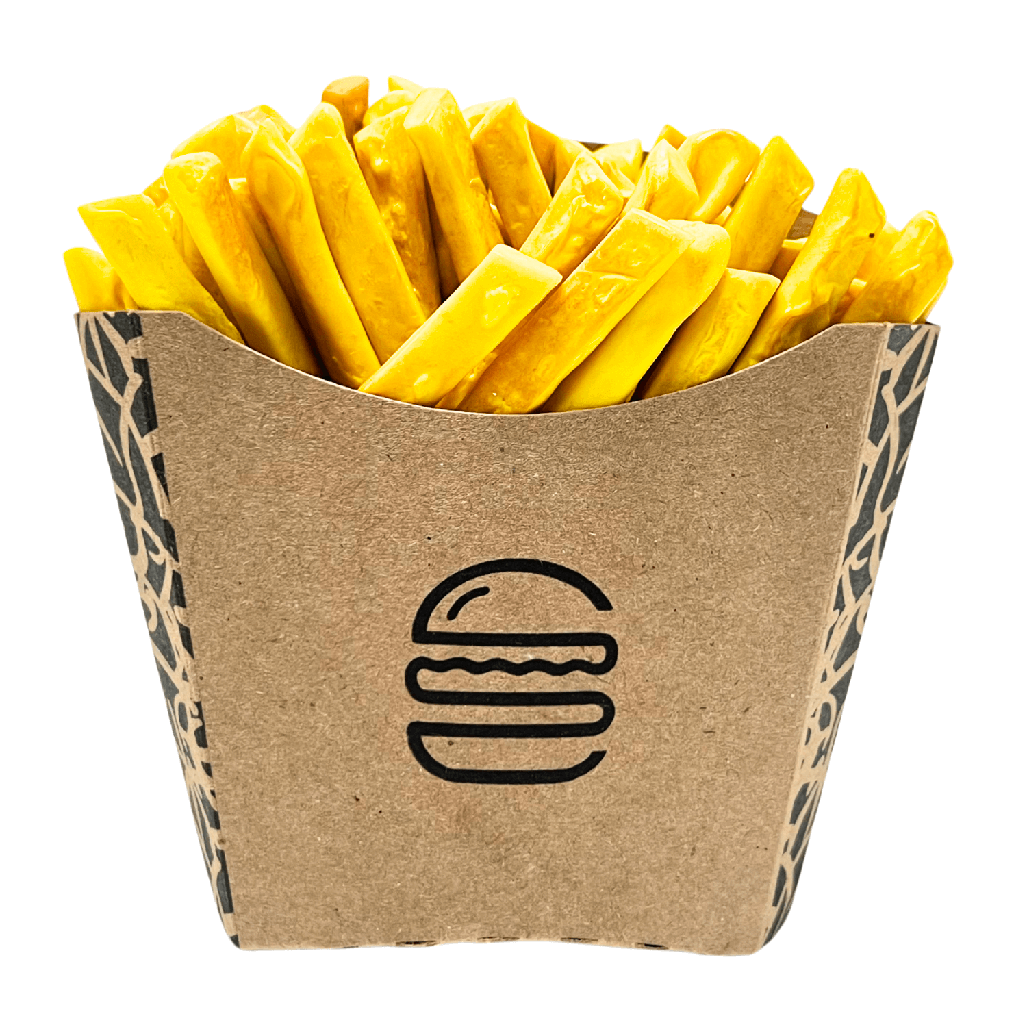 Embalagem Kraft Batata Frita 120 gramas Burger - 100 Unidades
