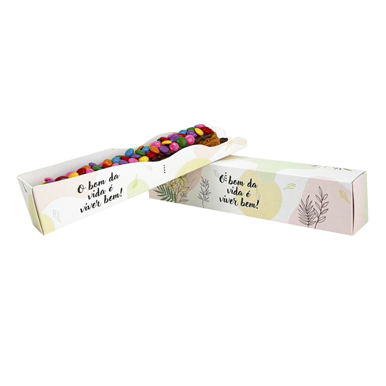 Embalagem para Churros Delivery Gourmet (17 x 3,0 x 3,5 cm) - 100 Unidades