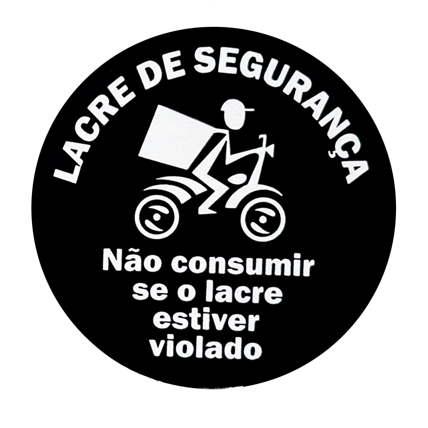 Etiqueta Adesiva Lacre Selo de Segurança Redonda (3,5 cm) - 1 Mil Unidades