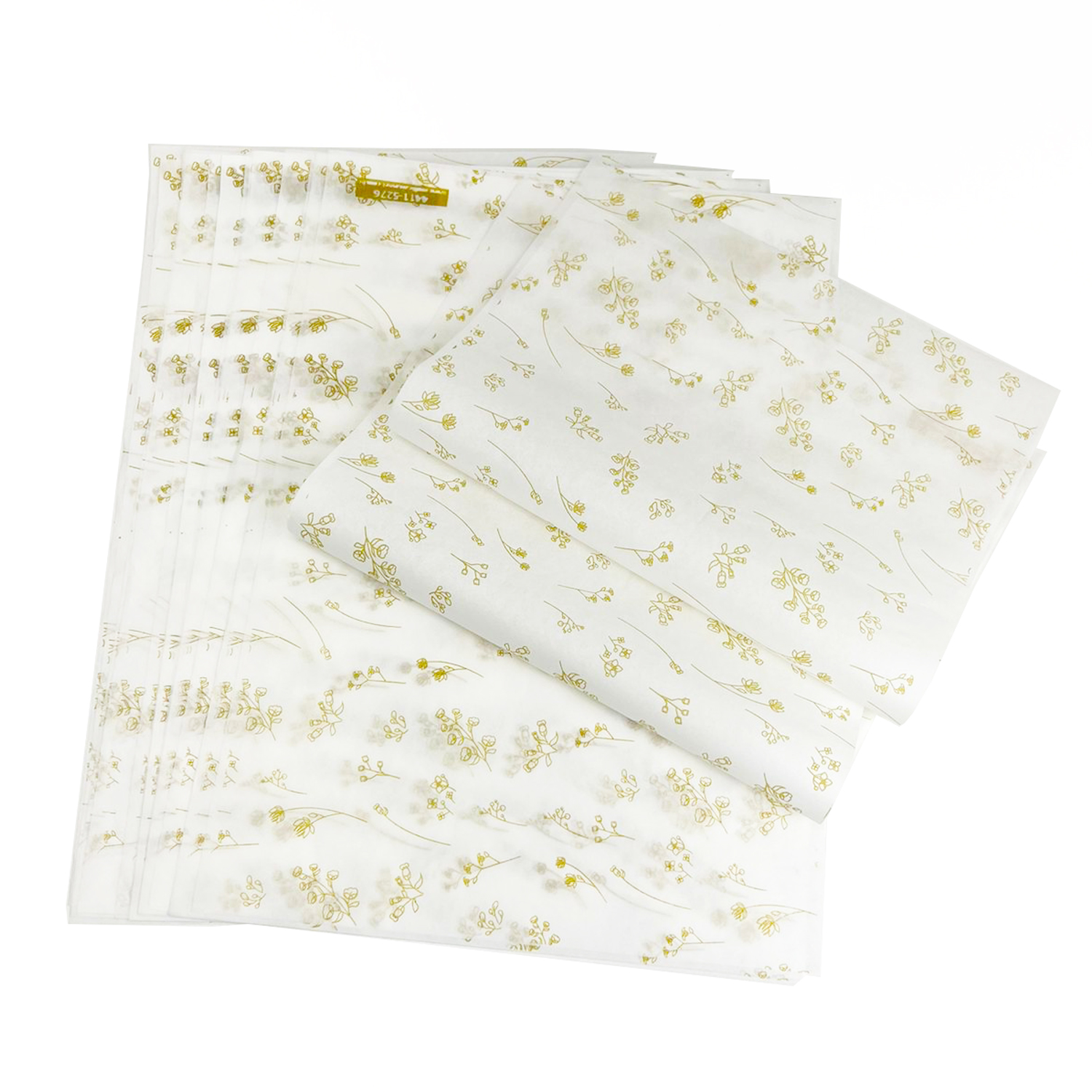 Papel Antigordura 38 gr p/ Alimentos (40 x 28 cm) - Caixa 500 Folhas - Linha Floral
