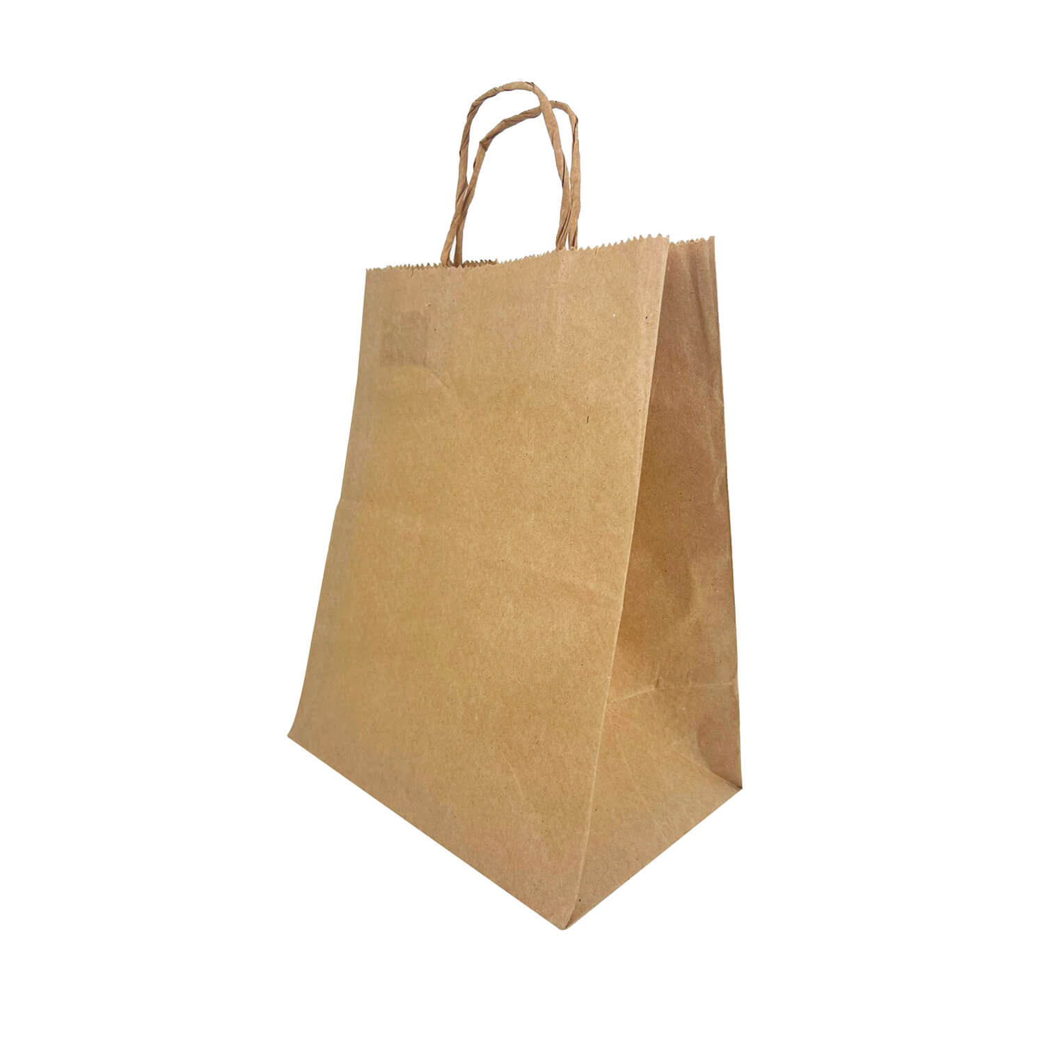 Sacola Kraft lisa c/ Alça (22 x 11,5 x 34 cm) - 100 Unidades