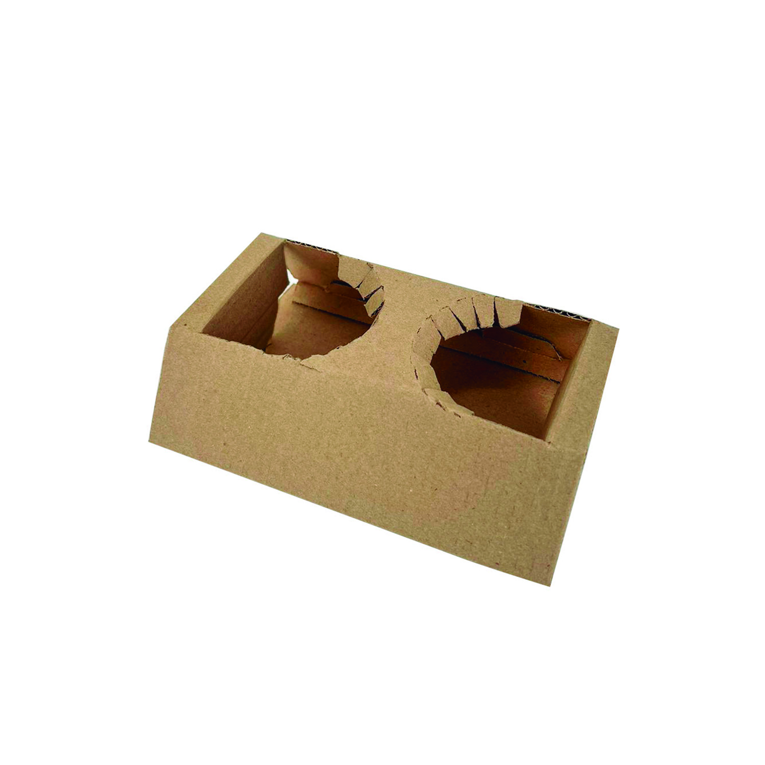 Suporte Porta Copos Papelão para 2 Copos Delivery - 100 Unidades