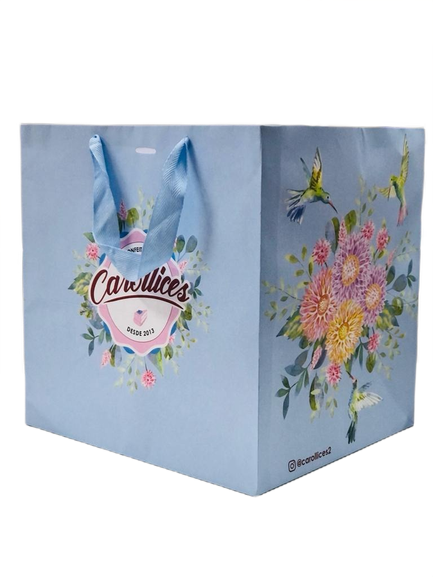 Sacola Offset 180g (30 x 26 x 30 cm) Personalizada