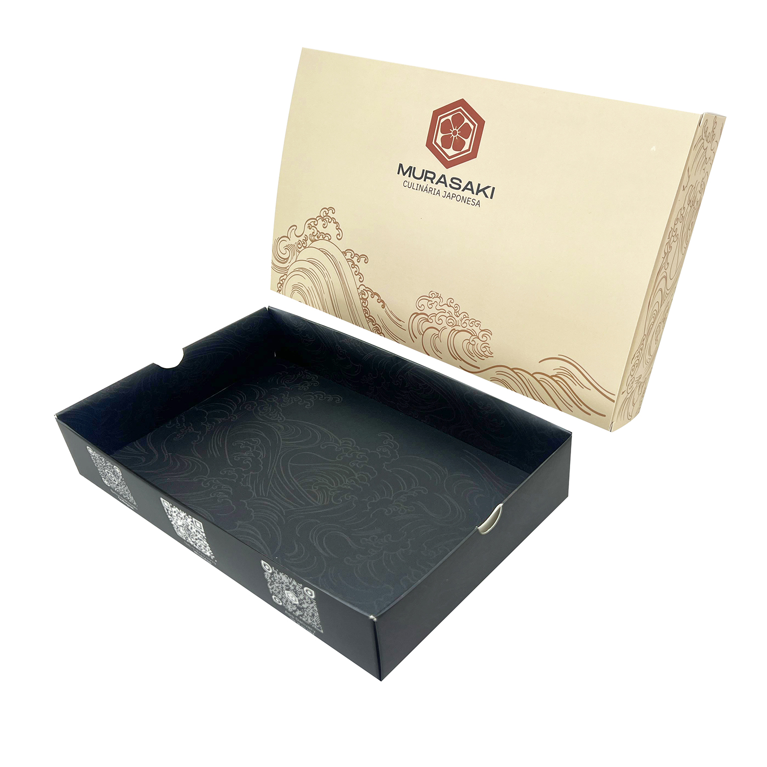 Embalagem para Sushi Gaveta (29,2 x 18,8 x 5,2) Personalizada