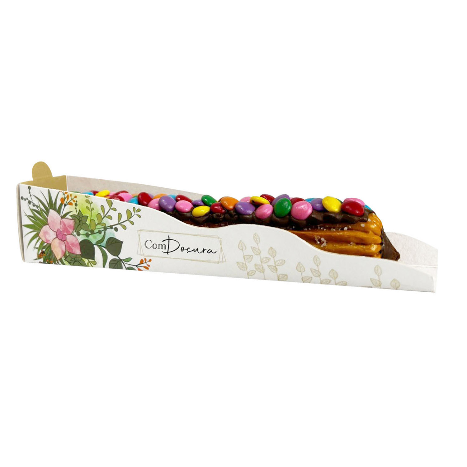 Embalagem Base p/ Churros Gourmet (17 cm) - 100 Unidades