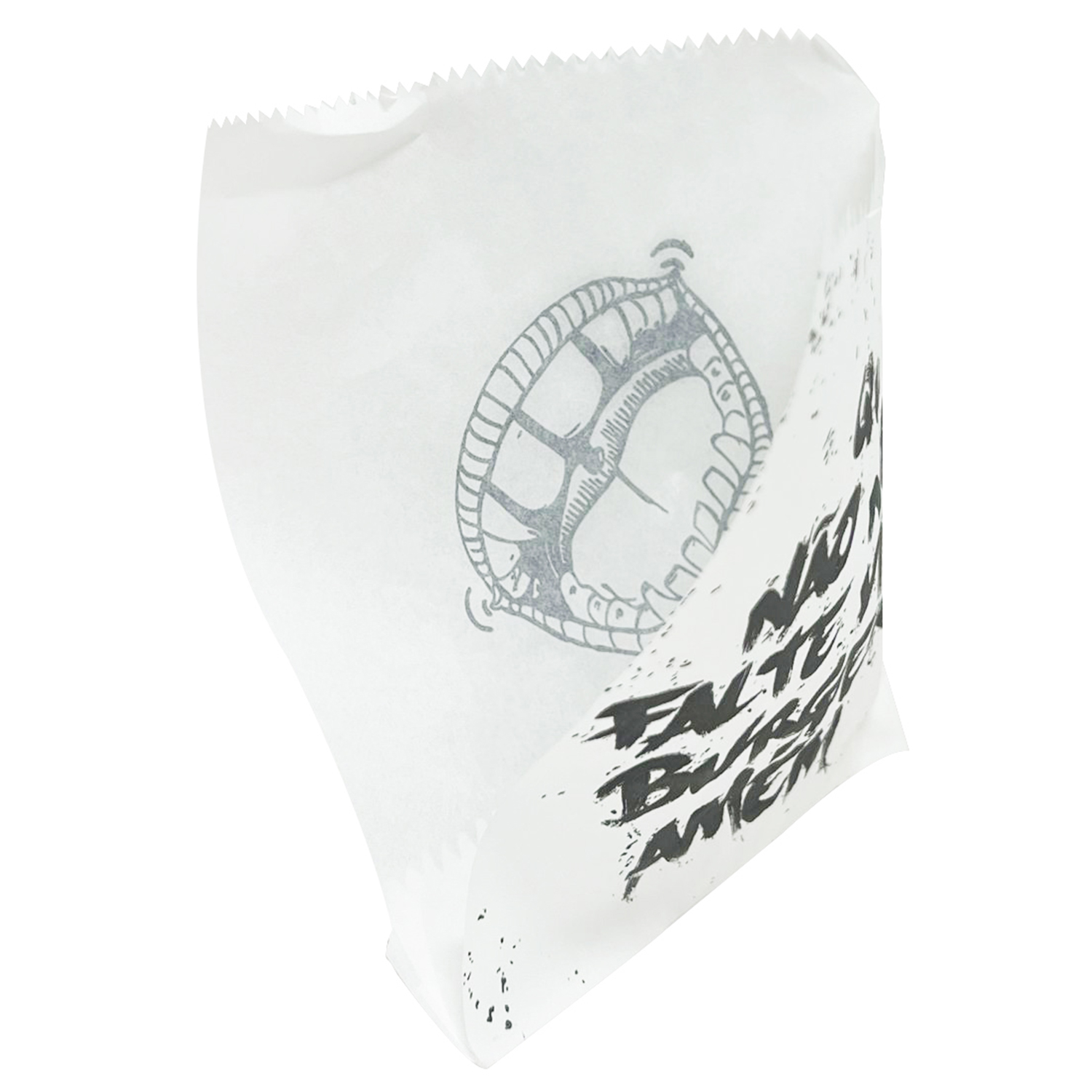 Saco Dupla Abertura p Kebab/Hamburguer (13,5 x 15,5 cm) Personalizado