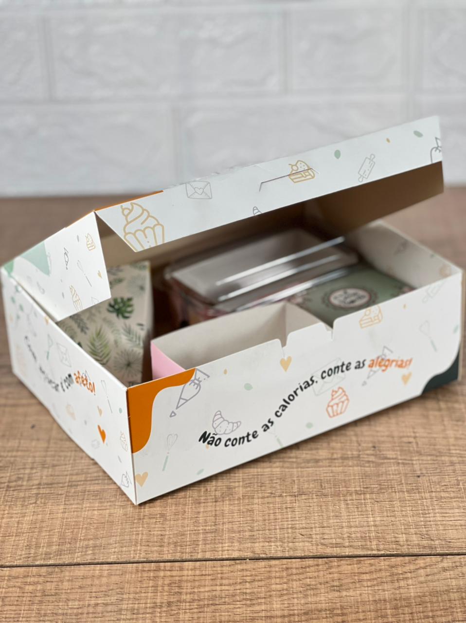Embalagem Caixa para Kit Presente (24 x 18 x 8 cm) Personalizada